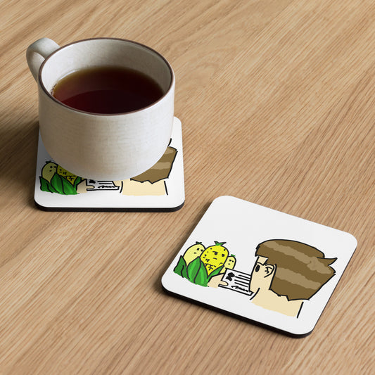 Chicken Cork-back Coaster