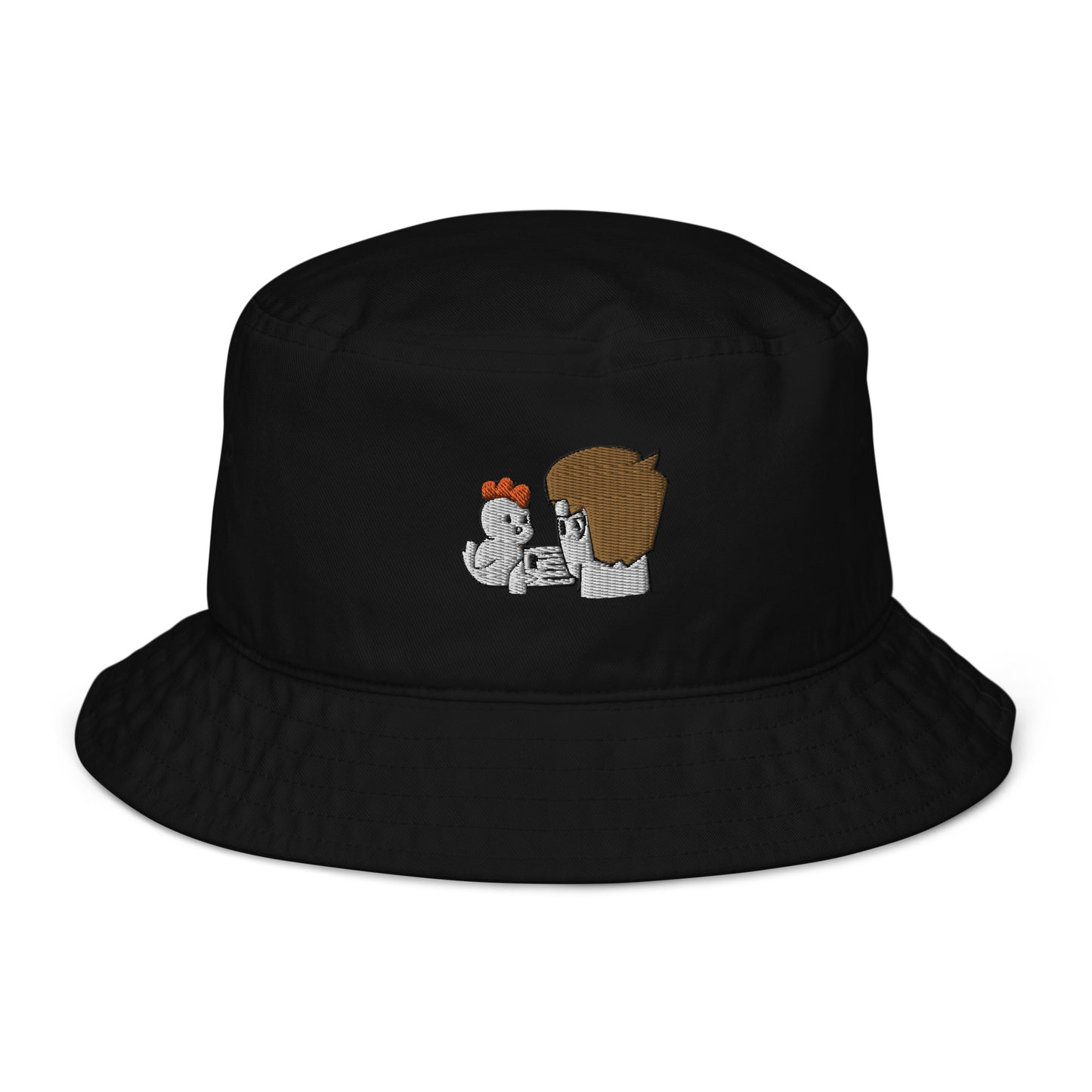 Check Chicken Organic Bucket Hat