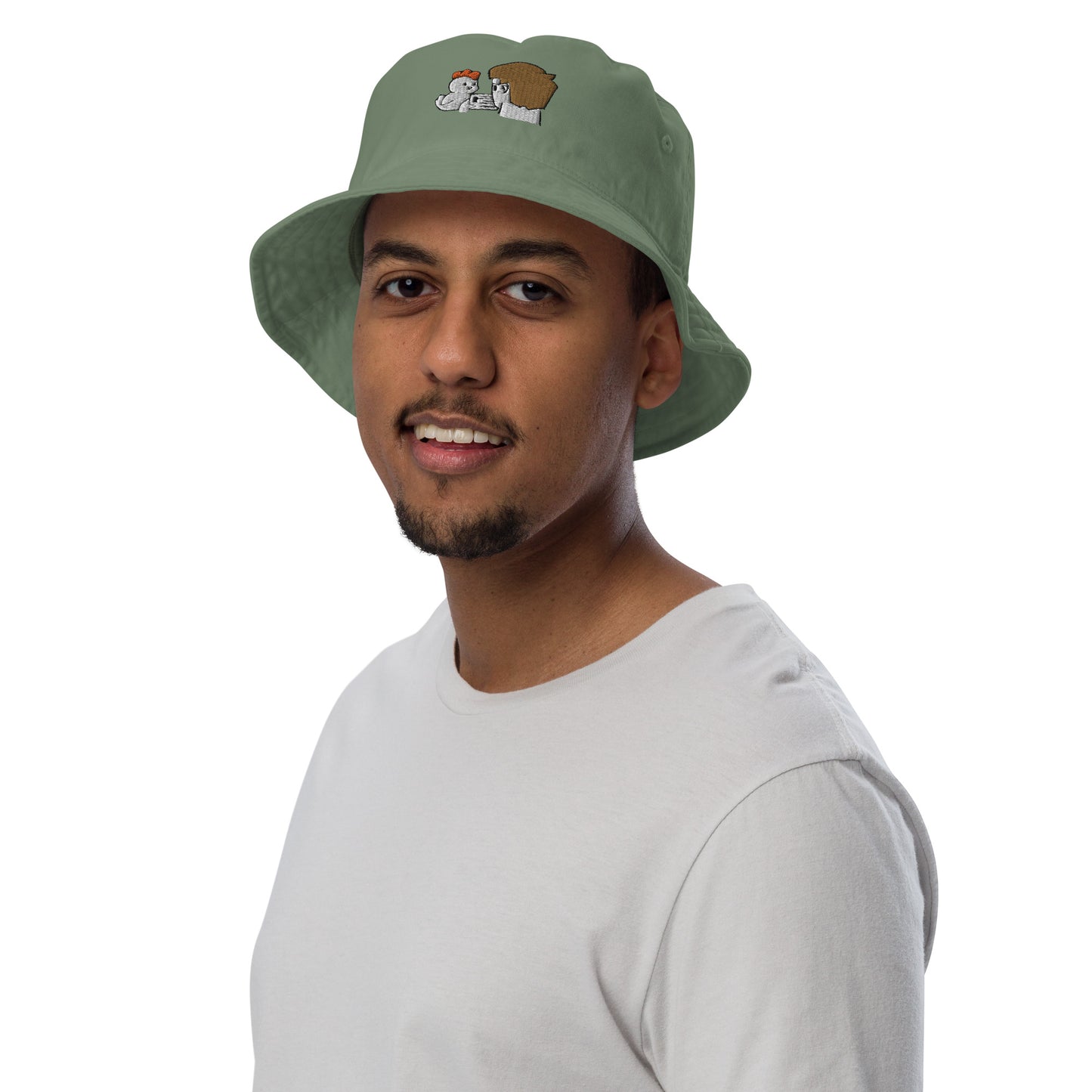 Check Chicken Organic Bucket Hat