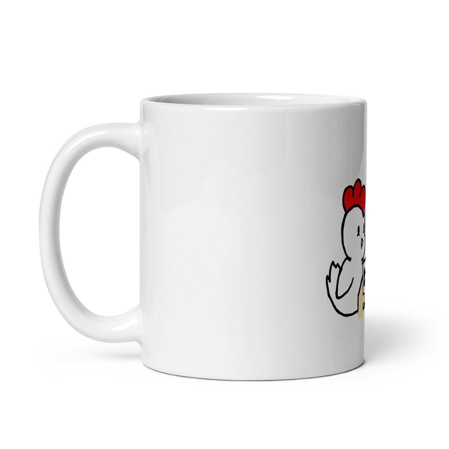 Know Your Chicken White Glossy Mug